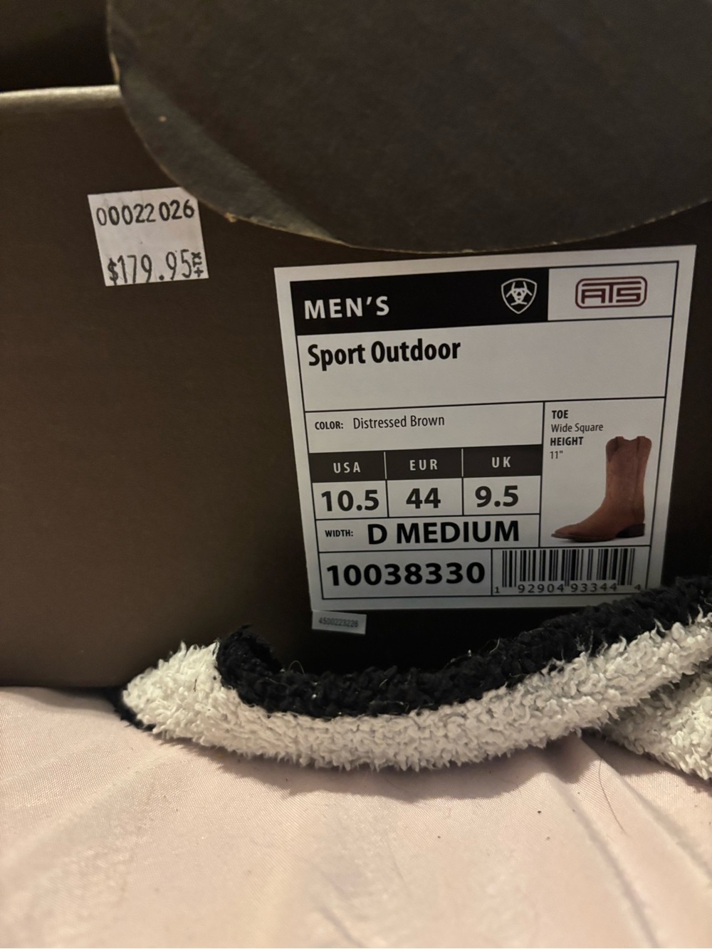 Ariat Men's Sport Outdoor Boots - Distressed Brown